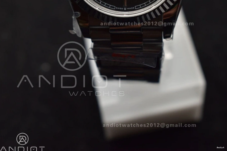 904L Grey (Gain vr3255 DayDate on Bracelet V5 Best Weight) Dial SS 36 Edition QF President Steel 0417